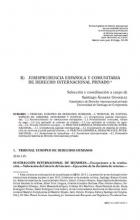 Jurisprudencia española y comunitaria de derecho internacional privado (Selección de resoluciones dictadas durante el año 2013)